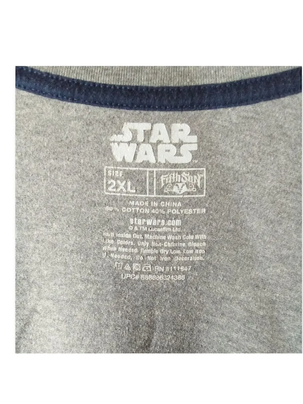 𝅺star Wars Distressed Retro Distressed XWing Squadron Graphic Tee Size 2XL